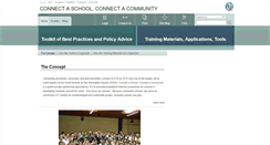 Desktop Screenshot of connectaschool.org